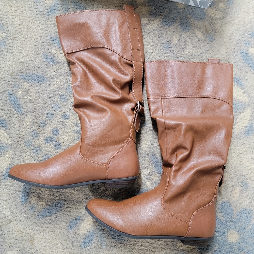 Bongo Tall Boots Brown